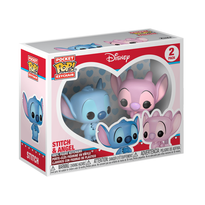 Funko Pop! Keychain Lilo & Stitch - Stitch & Angel 2-Pack