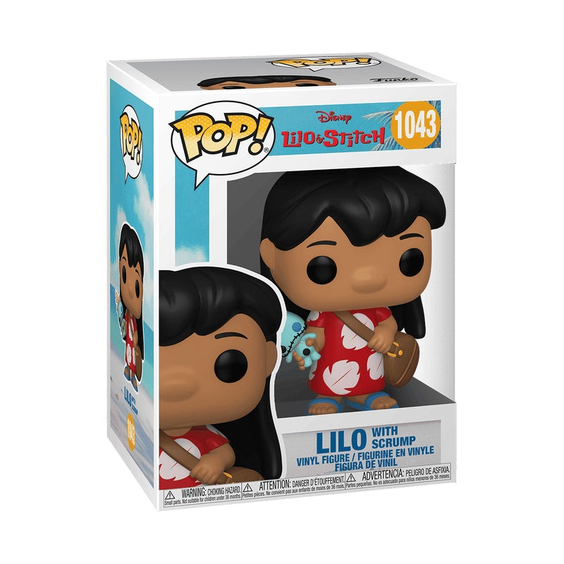 Funko Pop! Lilo & Stitch - Lilo with Scrump Vinyl Figure, OCARE NZ