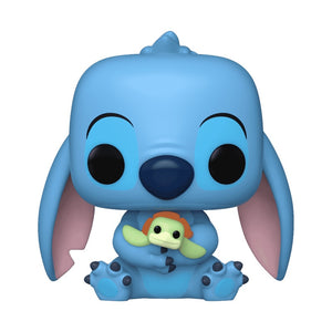 Funko Pop! Lilo & Stitch - Stitch with Turtle Vinyl Figure, OCARE NZ