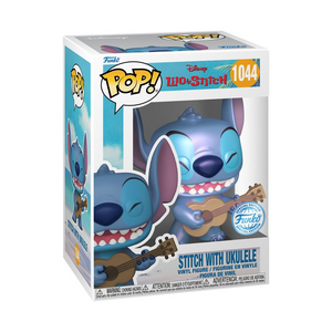 Funko Pop! Lilo & Stitch - Stitch with Ukulele Pearlescent Vinyl Figure, OCARE NZ