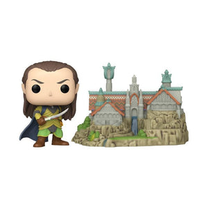 Funko Pop! Lord Of The Ring - Town Lord Elrond with Rivendell Vinyl Figure, OCARE NZ