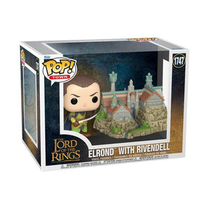 Funko Pop! Lord Of The Ring - Town Lord Elrond with Rivendell Vinyl Figure, OCARE NZ