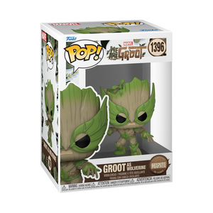 Funko Pop! Marvel - Groot Wolverine Vinyl Figure, OCARE NZ