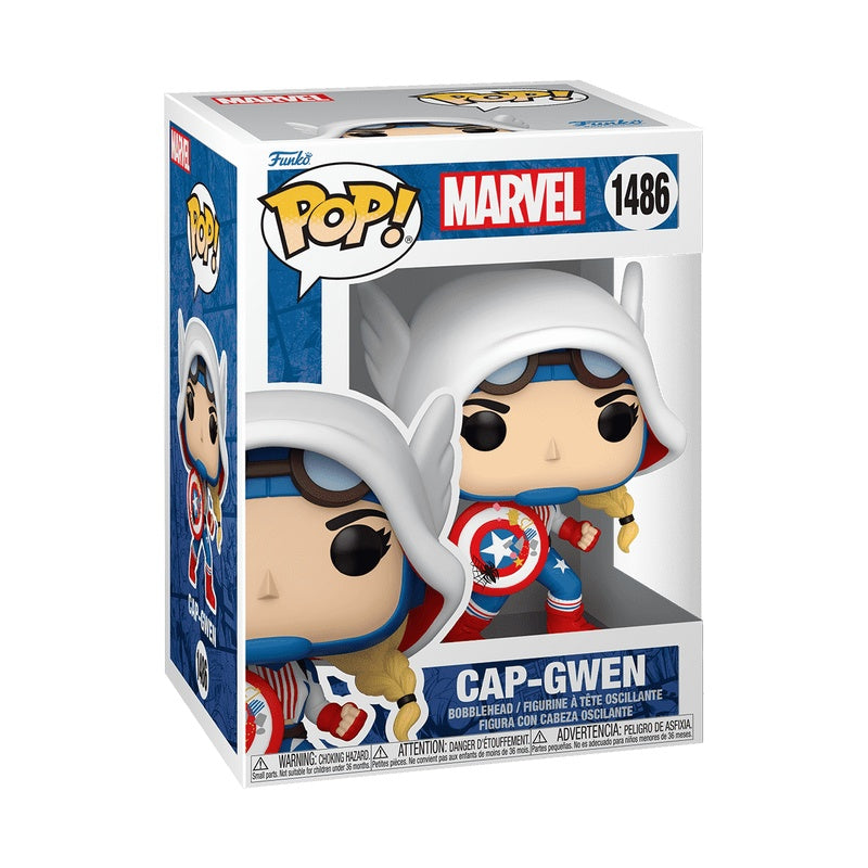 Funko Pop! Marvel: Gwen Verse - Cap-Gwen Vinyl Figure