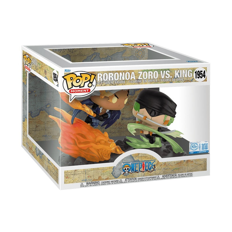 Funko Pop! Moment One Piece - Zoro vs. King Unmasked Vinyl Figure