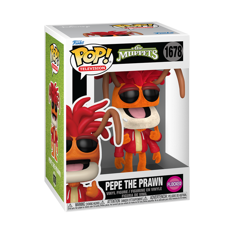 Funko Pop! Muppets - Pepe the Prawn Flocked Vinyl Figure