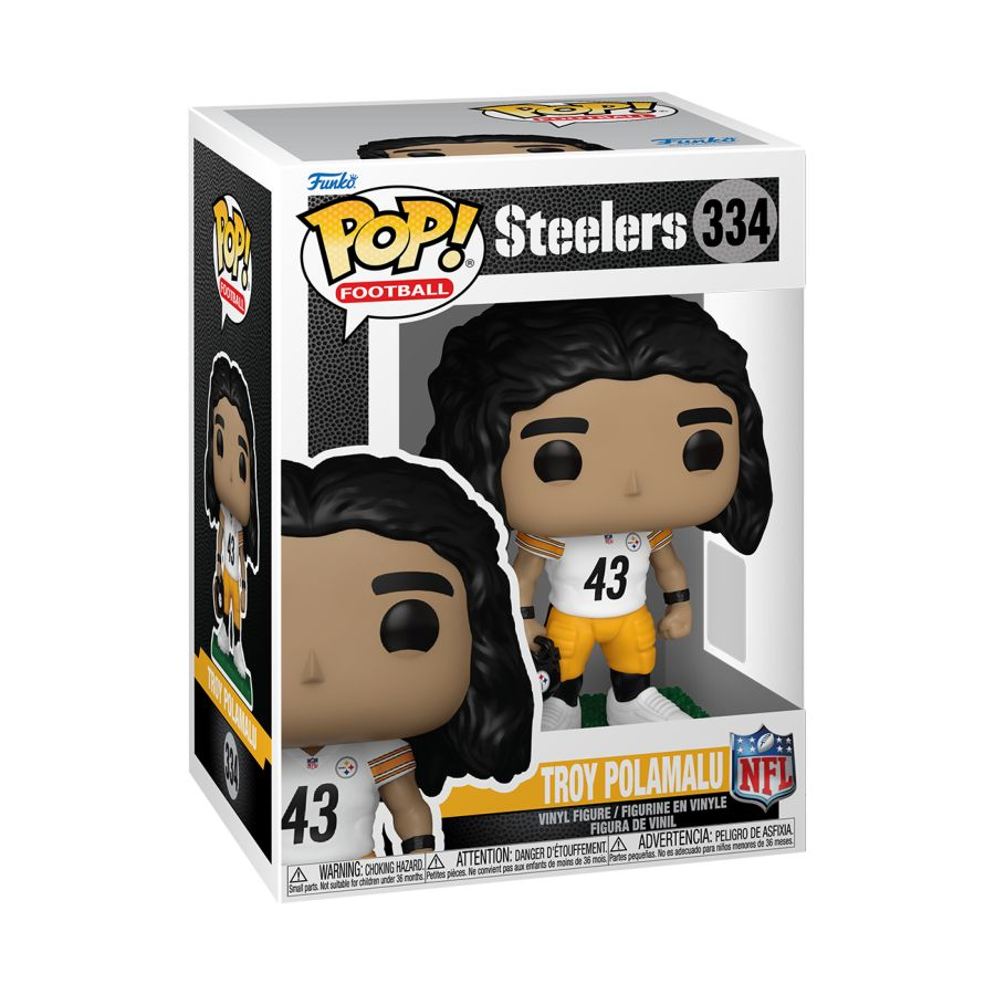 Funko Pop! NFL: Legends - Troy Polamalu (Steelers) Vinyl Figure