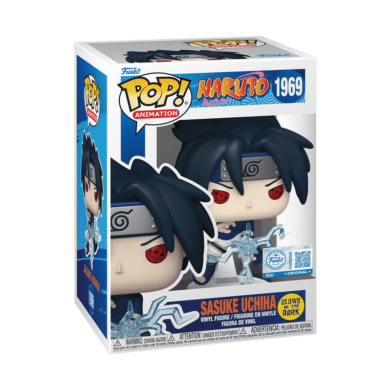 Funko Pop! Naruto - Sasuke Chidori New Classic Glow Vinyl Figure