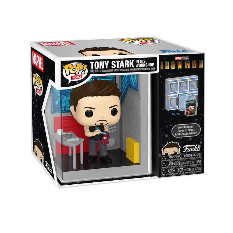 Funko Pop! Nooks Marvel - Tony Stark in Garage