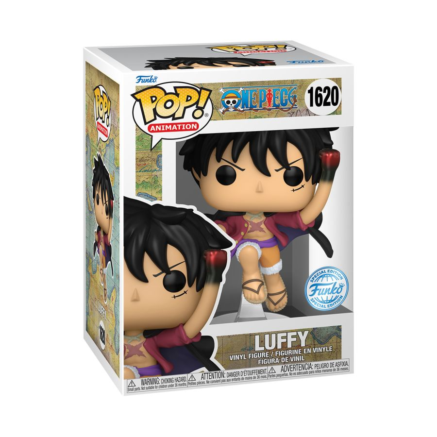 Funko Pop! One Piece - Luffy Uppercut Metallic Vinyl Figure