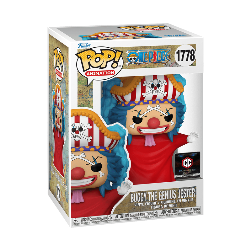 Funko Pop! One Piece - Post Time-Skip Buggy Vinyl Figure