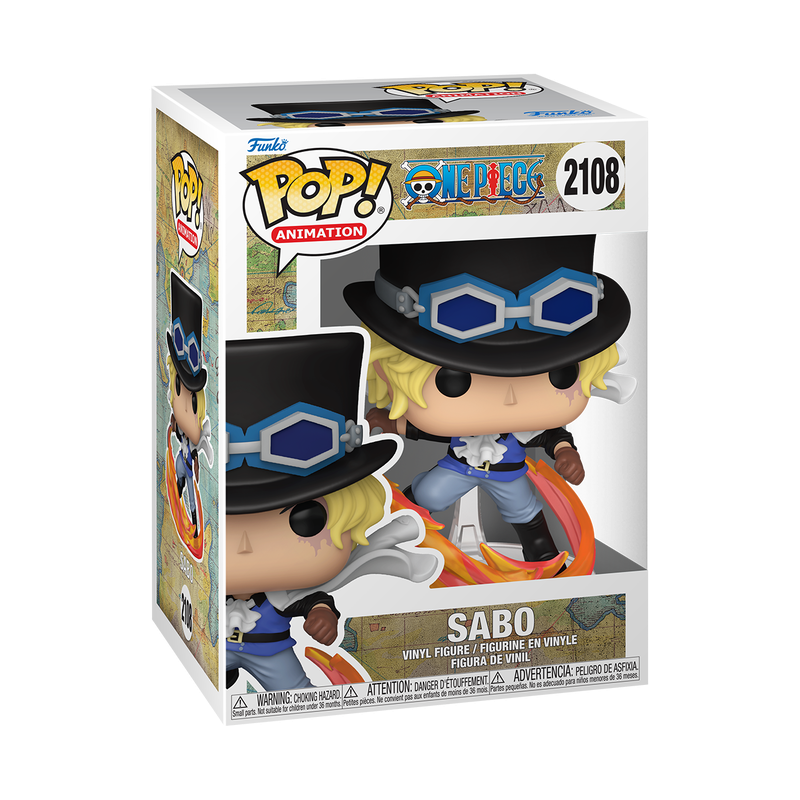 Funko Pop! One Piece - Sabo Attacking with Pipe Vinyl Figure