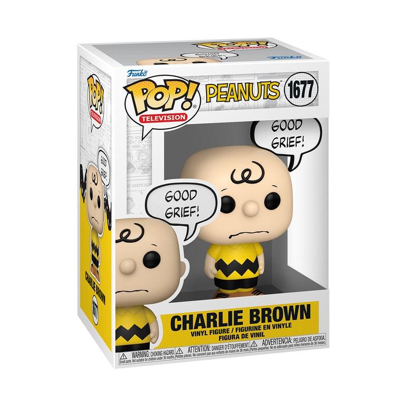 Funko Pop! Peanuts - Charlie Brown Good Grief Vinyl Figure, OCARE NZ