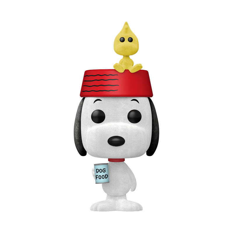 Funko Pop! Peanuts - Snoopy with Woodstock Flocked Vinyl Figure