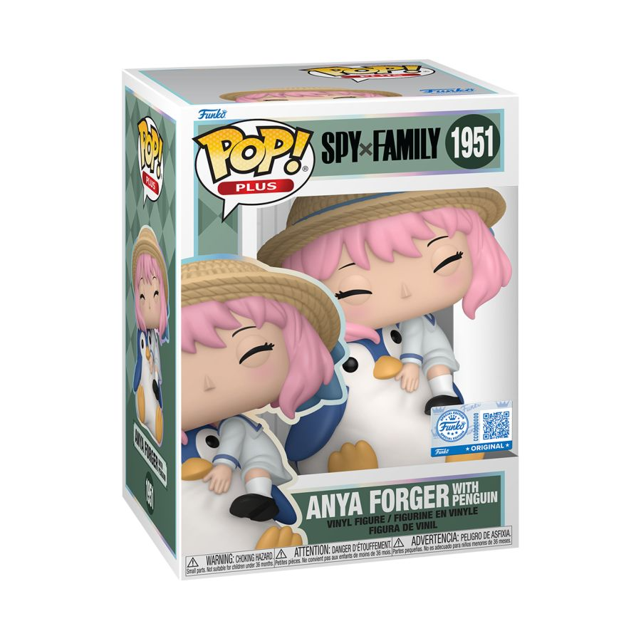 Funko Pop! Plus Spy x Family - Anya Forger with Penguin Vinyl Figure
