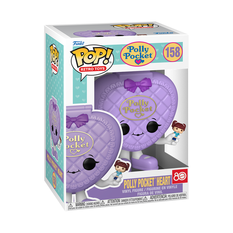 Funko Pop! Retro Toys: Polly Pocket - Purple Heart Shell Vinyl Figure