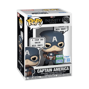 Funko Pop! Sayings - Captain America 'I Can Do This All Day' Vinyl Figure, OCARE NZ