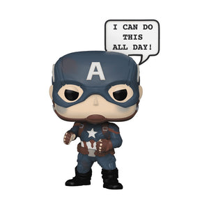 Funko Pop! Sayings - Captain America 'I Can Do This All Day' Vinyl Figure, OCARE NZ