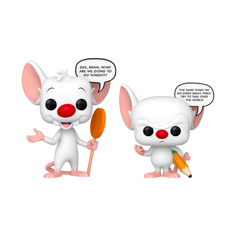 Funko Pop! Sayings - Pinky & The Brain Glow 2PK Vinyl Figure