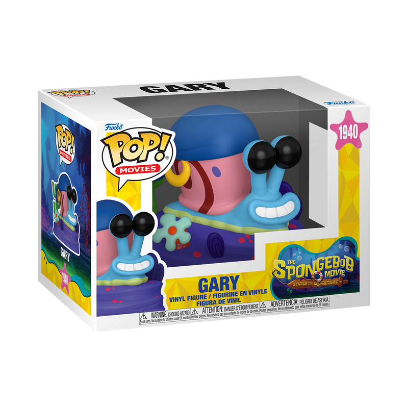Funko Pop! SpongeBob Movie (2025) - Gary Vinyl Figure