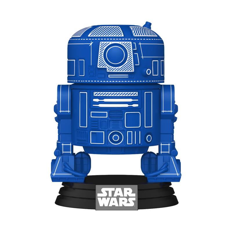 Funko Pop! Star Wars - R2-D2 (Blueprint) Vinyl Figure