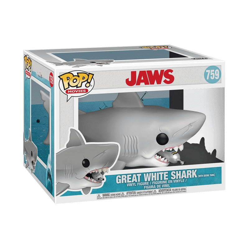 Funko Pop! Super Jaws - Jaws with Diving Tank 6" Vinyl Figure