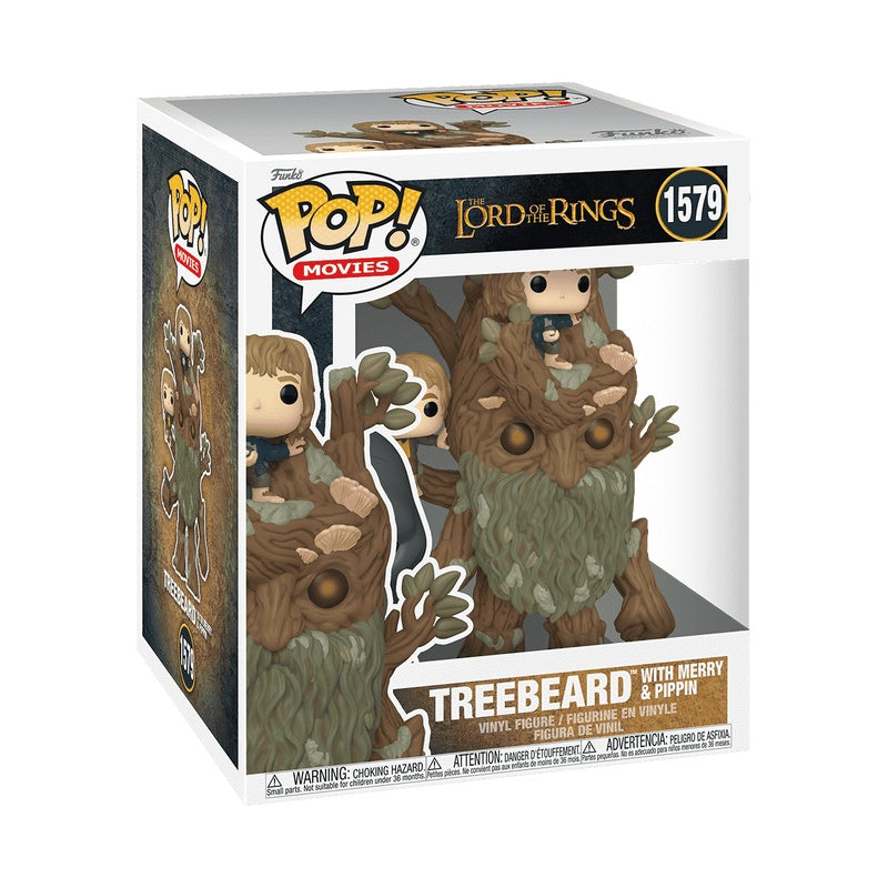 Funko Pop! Super Lord of the Rings - Treebeard with Merry & Pippin 6" Vinyl Figure