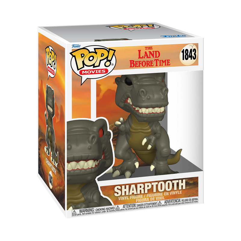 Funko Pop! Super The Land Before Time - Sharptooth 6" Vinyl Figure