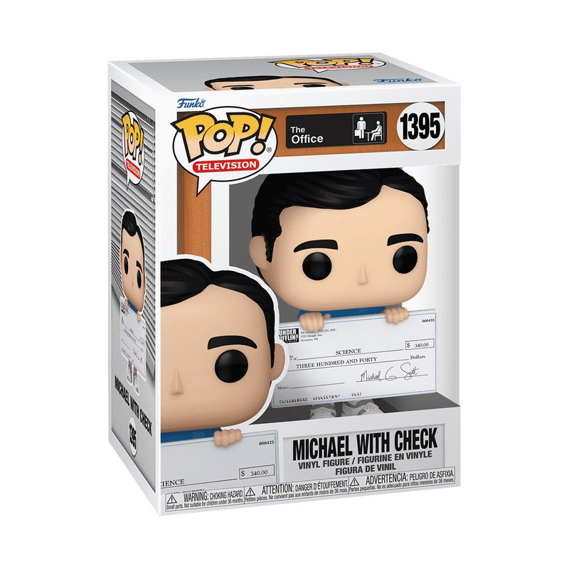 Funko Pop! The Office - Fun Run Michael with Cheque Vinyl Figure
