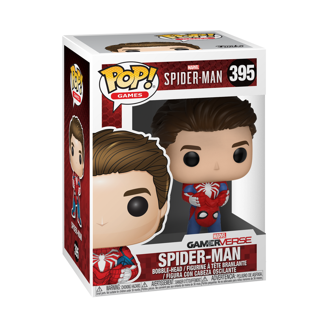 Funko Pop! Video Game 2018 Spider-Man Unmasked Vinyl Figure