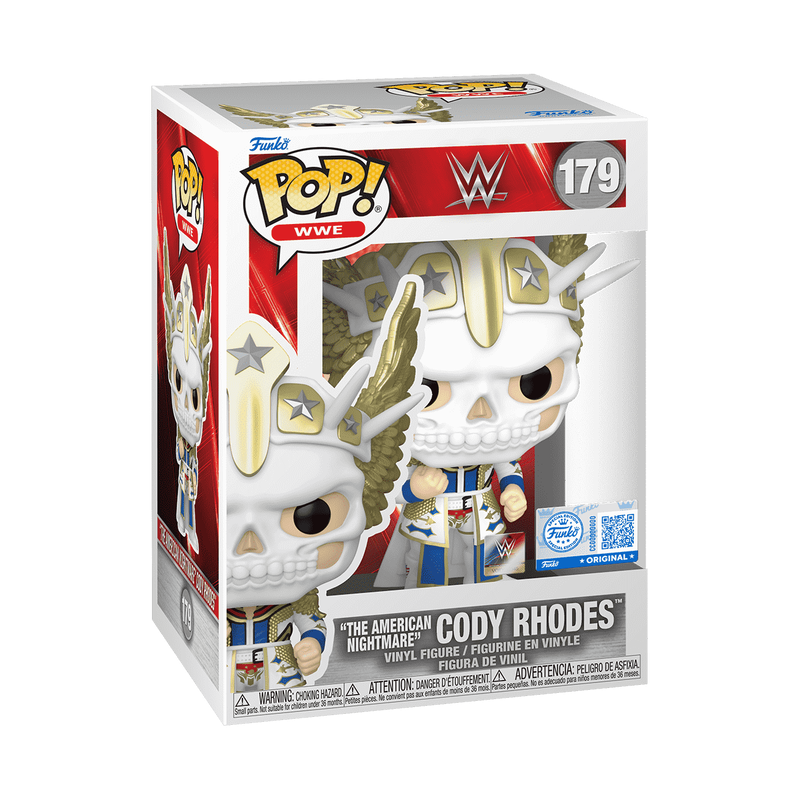 Funko Pop! WWE: Wrestlemania - Cody Rhodes (Masked) Vinyl Figure