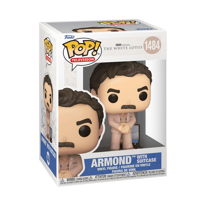 Funko Pop! White Lotus - Armond with Suitcase Vinyl Figure, OCARE NZ