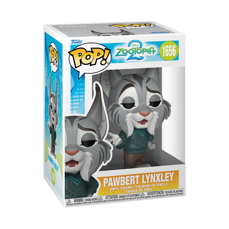 Funko Pop! Zootopia 2 - Pawbert Lynxley Vinyl Figure