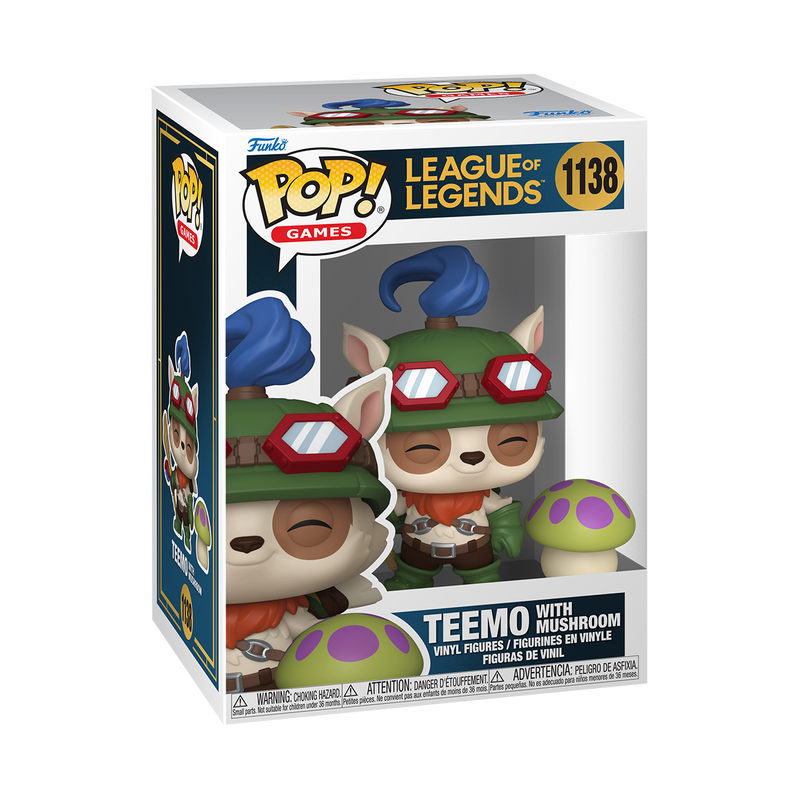 Funko Pop! & Buddy League of Legends - Teemo with Shroom Vinyl Figure
