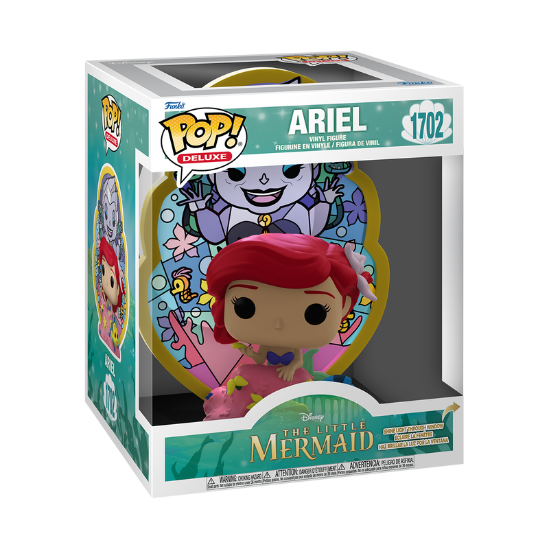 Funko Pop! Deluxe Little Mermaid - Ariel (Stained Glass) Vinyl Figure