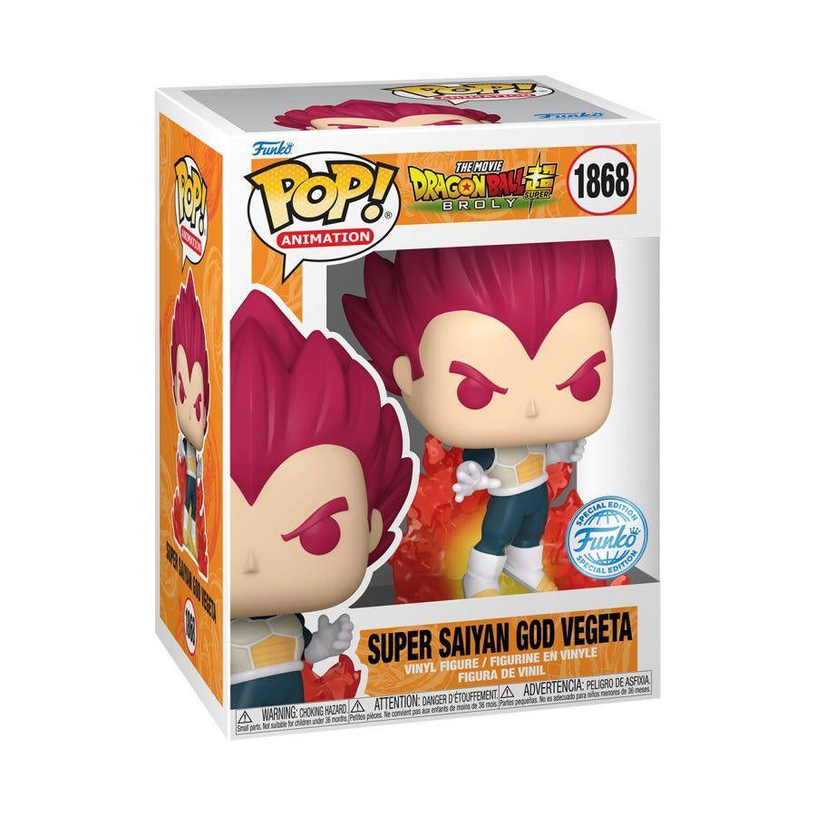 Funko Pop! Dragon Ball Super: Broly - Super Saiyan God Vegeta Vinyl Figure