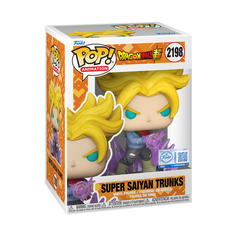 Funko Pop! Dragon Ball Super - Super Saiyan Trunks with Galick Gun Vinyl Figure