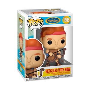 Funko Pop! Hercules (1997) - Hercules with Bow Vinyl Figure in box, ready for display in your collection.