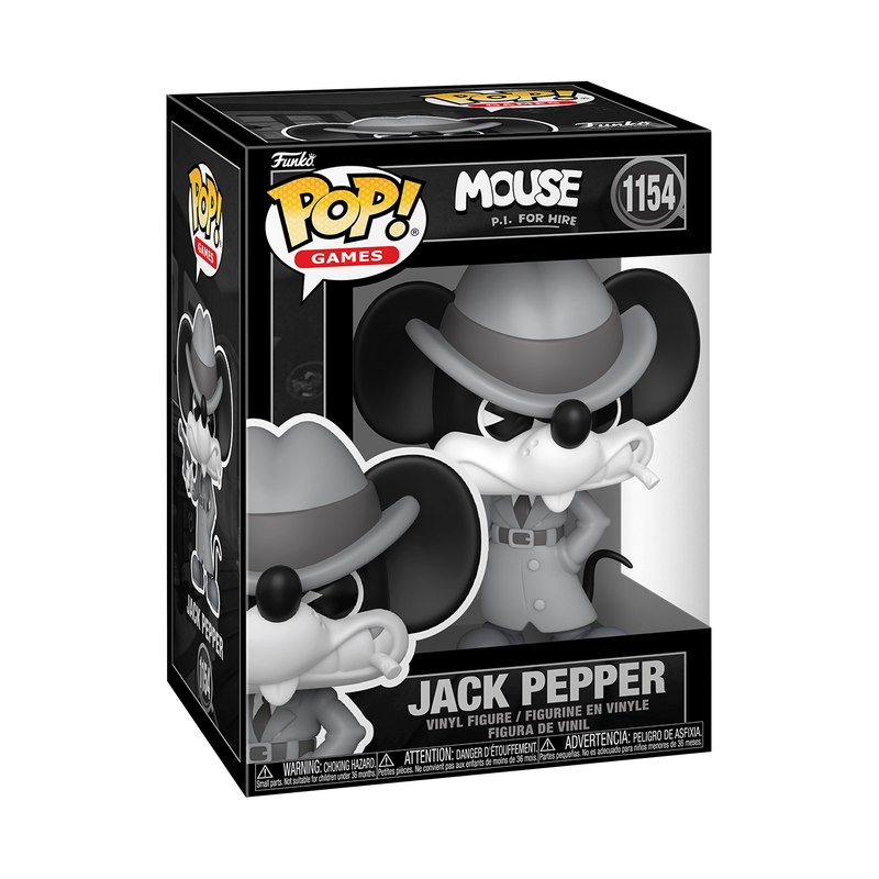 Funko Pop! MOUSE: P.I. For Hire - Jack Pepper Vinyl Figure