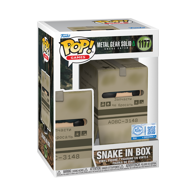 Funko Pop! Metal Gear 3 - Snake in Box Vinyl Figure