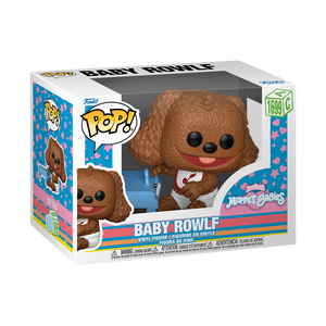 Funko Pop! Muppets - Baby Rowlf Vinyl Figure in collectible packaging from Muppet Babies series with vibrant design.