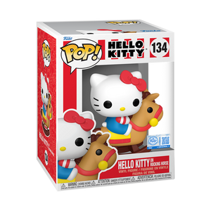 Funko Pop! Premium Hello Kitty on Rocking Horse Vinyl Figure in window box packaging