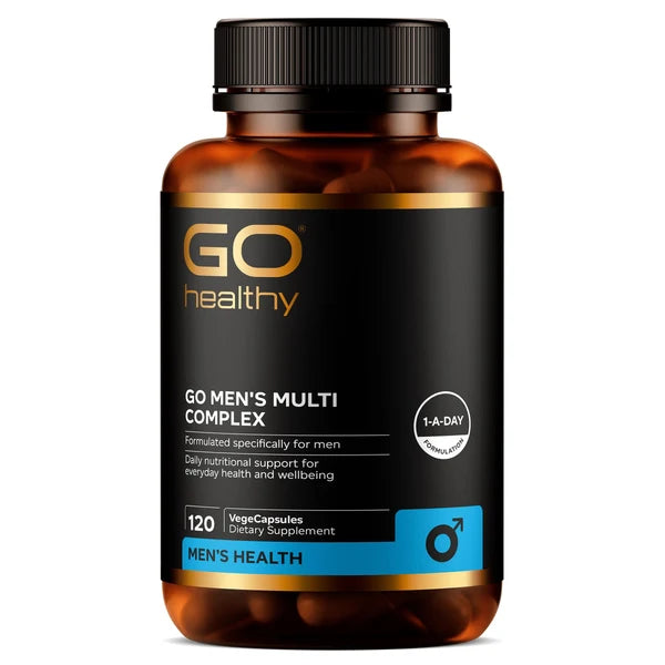 GO Healthy Go Men's Multi Advanced 120 Vege Capsules