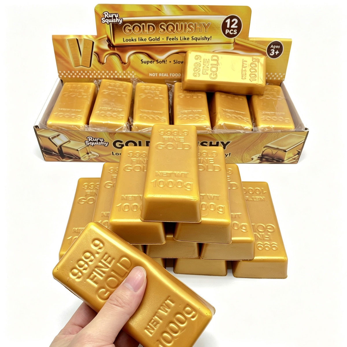 Gold Bar Slow-Rising Squishy