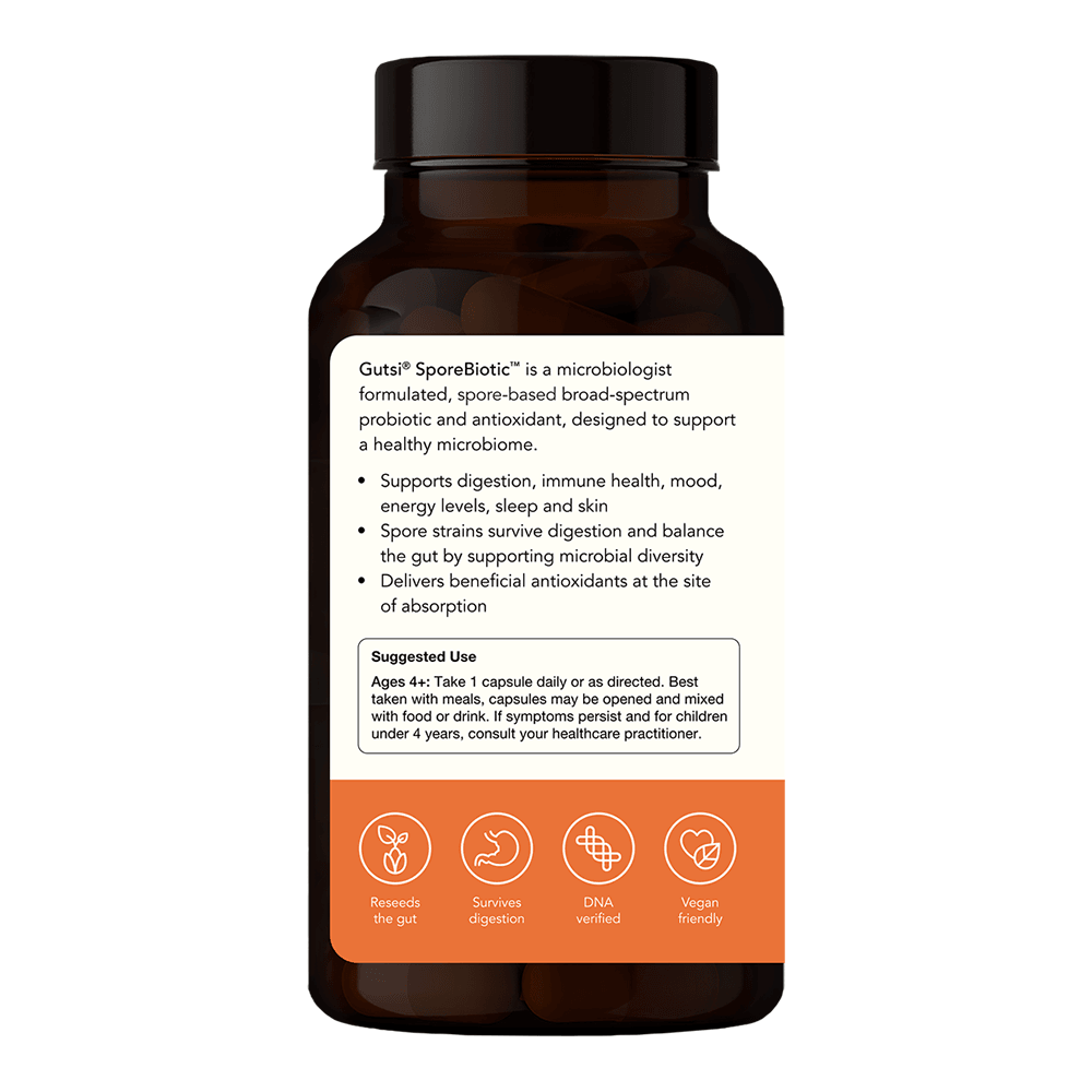 Gutsi SporeBiotic 30 Capsules,General
