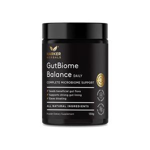 Harker Herbals GutBiome Balance 130g, OCARE NZ