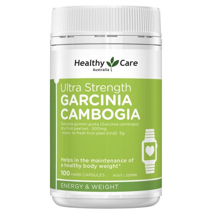 Healthy Care Garcinia Cambogia UItra Strength 100 Capsules, Garcinia Cambogia