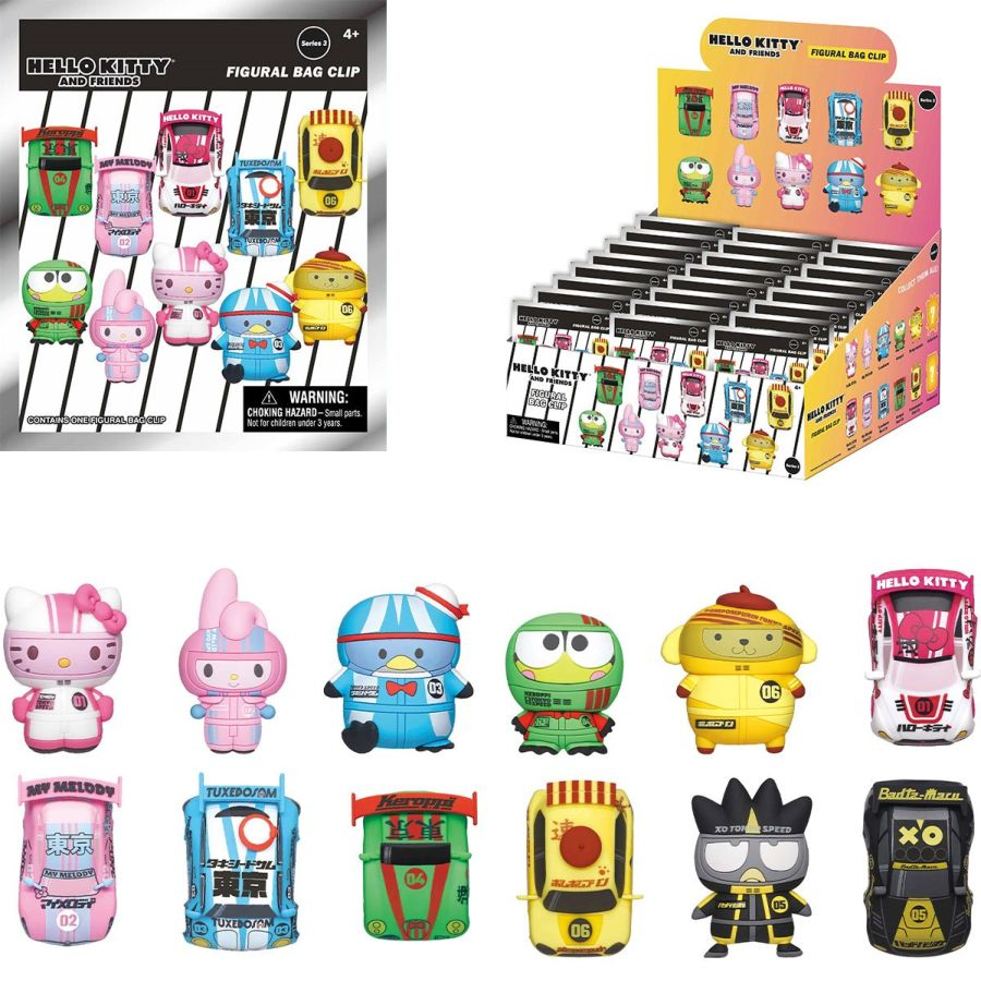Hello Kitty - 3D PVC Bag Clips Series 3 Blind Bag