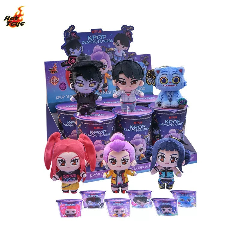 Hot Toys K-Pop Demon Hunters Cosbi Plush Keychain Blind Box