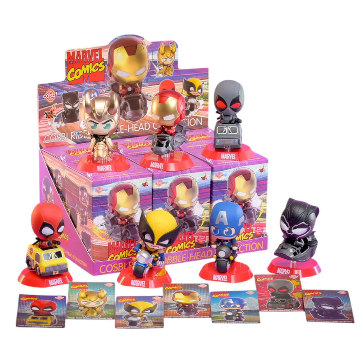 Hot Toys Marvel Comics Cosbi Rider Bobble-Head Blind Box